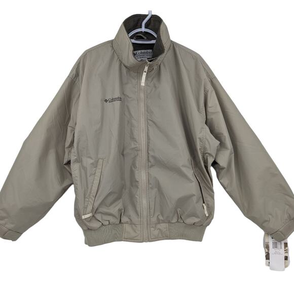 NWT Men's Vintage 2008 COLUMBIA "Falmouth Parka" Insulated Bomber Jacket Khaki L - Picture 1 of 12